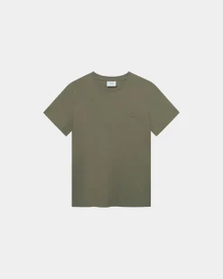 Classic Fit, Men - Embroidered Logo - Olive Green