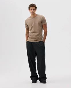 Classic Fit, Men - Embroidered Logo - Mocha