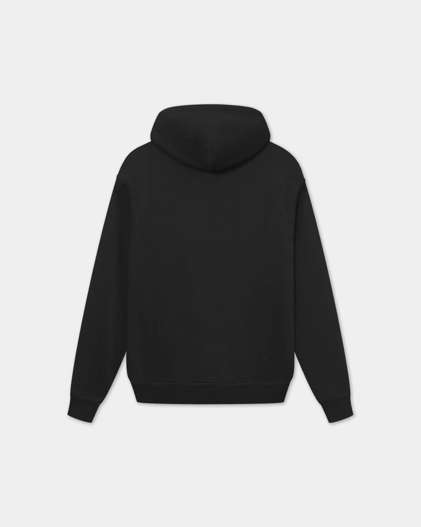 Classic Hoodie, Men - Embroidered Logo - Black