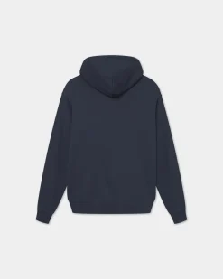 Classic Logo Zip Hoodie, Men - Navy Blue