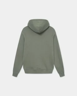 Classic Logo Zip Hoodie, Men - Olive Green