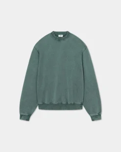 Crewneck Oversize - Acid wash - Dark Sage