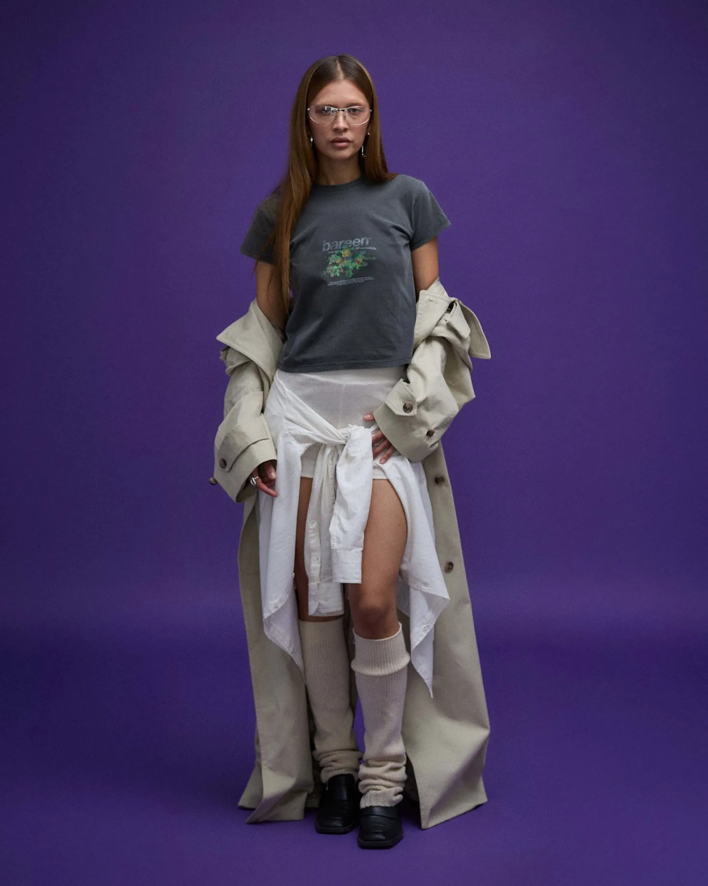 Cropped Women's Tee - TMNT - Black