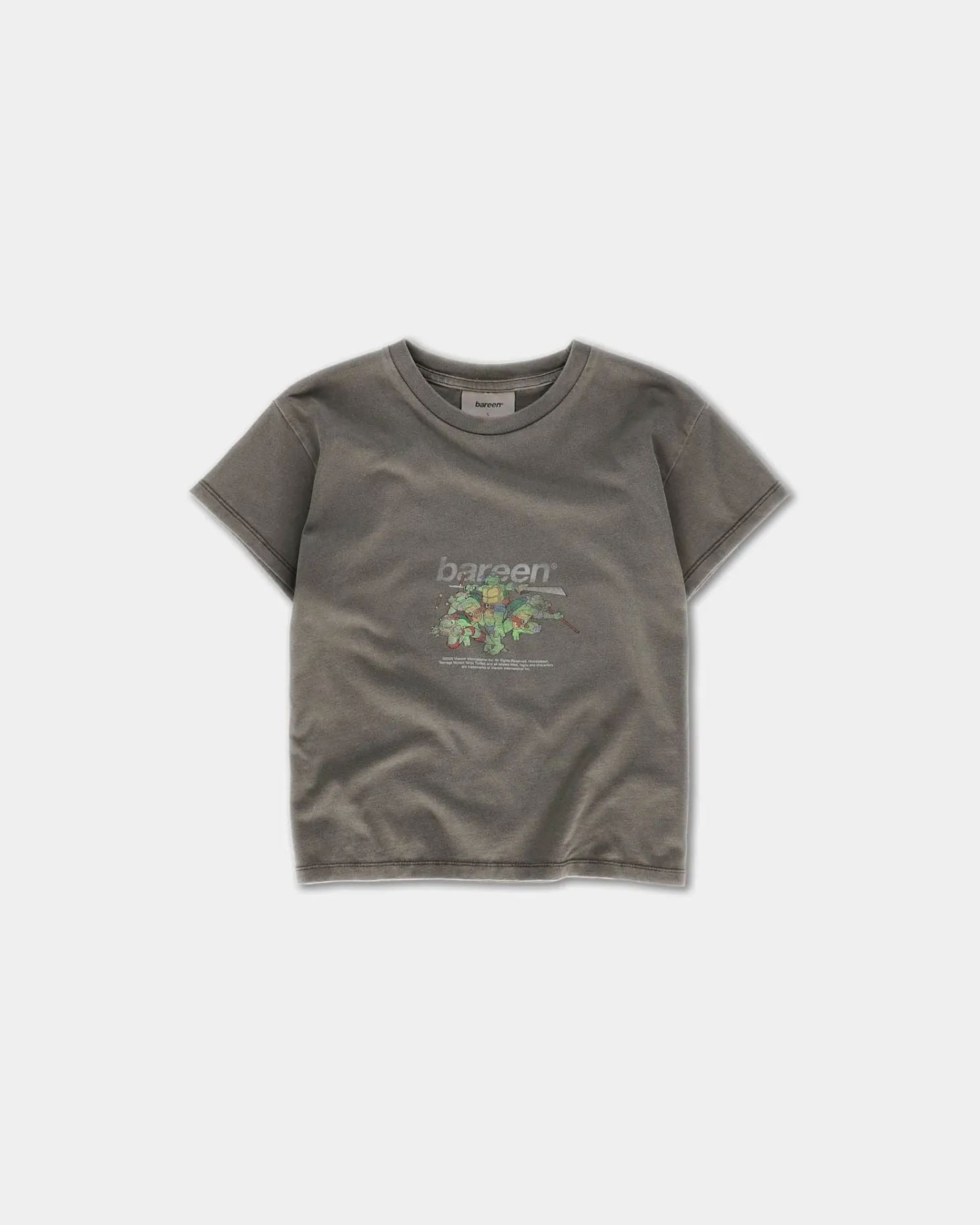 Cropped Women's Tee - TMNT - Black
