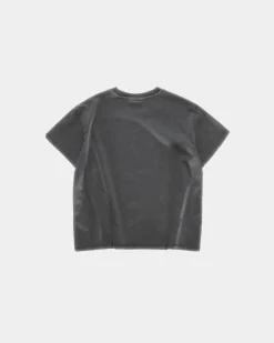Cropped Women's Tee - Vintage Capsule - Stone Black