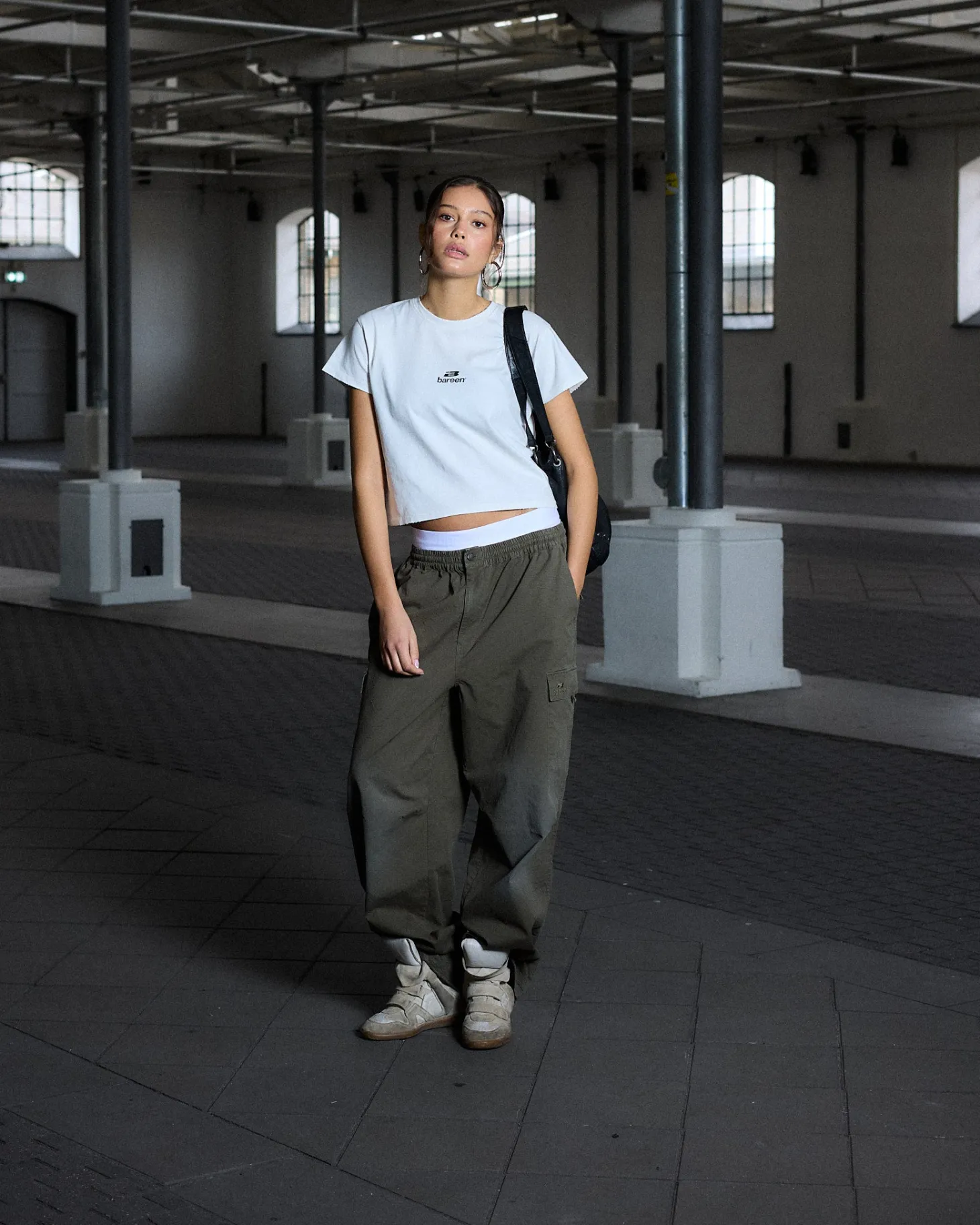 Cropped Women's Tee - Vintage Capsule - White