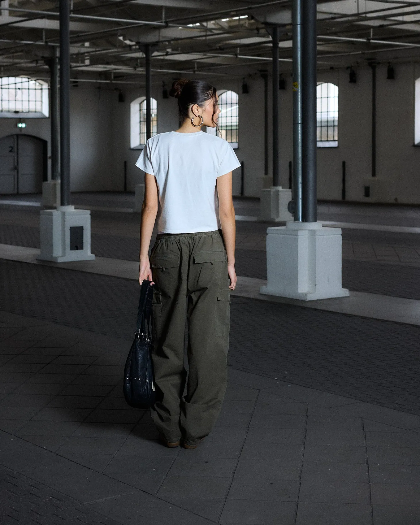 Cropped Women's Tee - Vintage Capsule - White