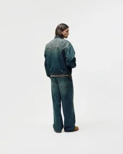 Denim Workwear Jacket, Men - Dark Blue Wash