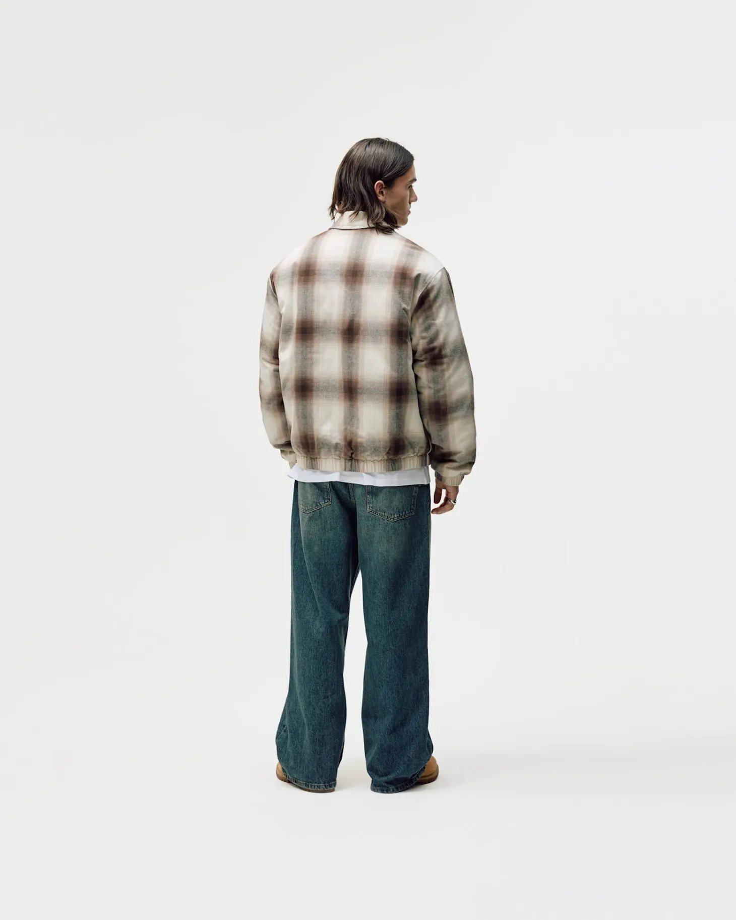 Flannel Jacket, Men - Brown Check