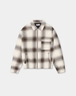 Flannel Jacket, Men - Brown Check