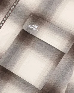 Flannel Jacket, Men - Brown Check