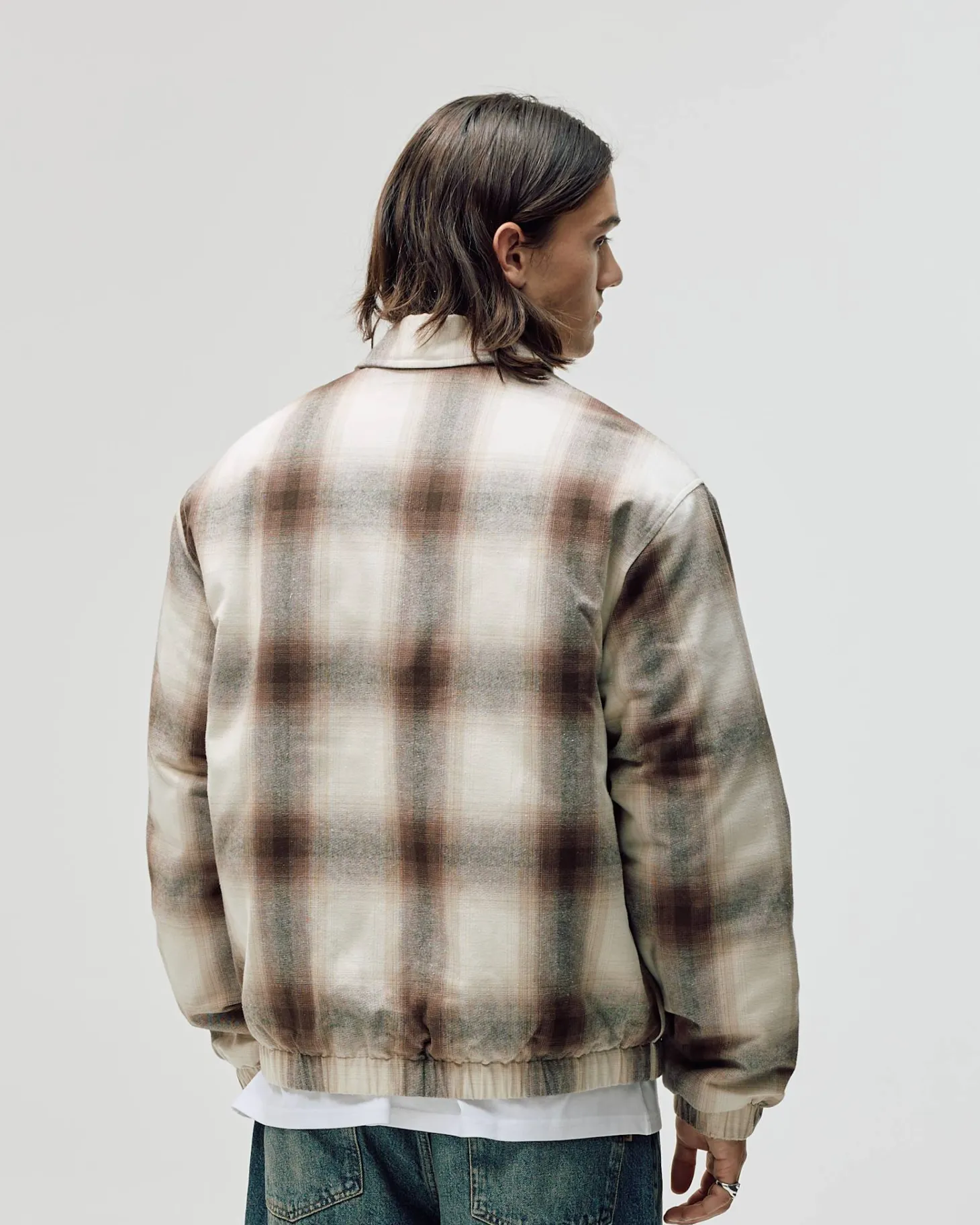 Flannel Jacket, Men - Brown Check