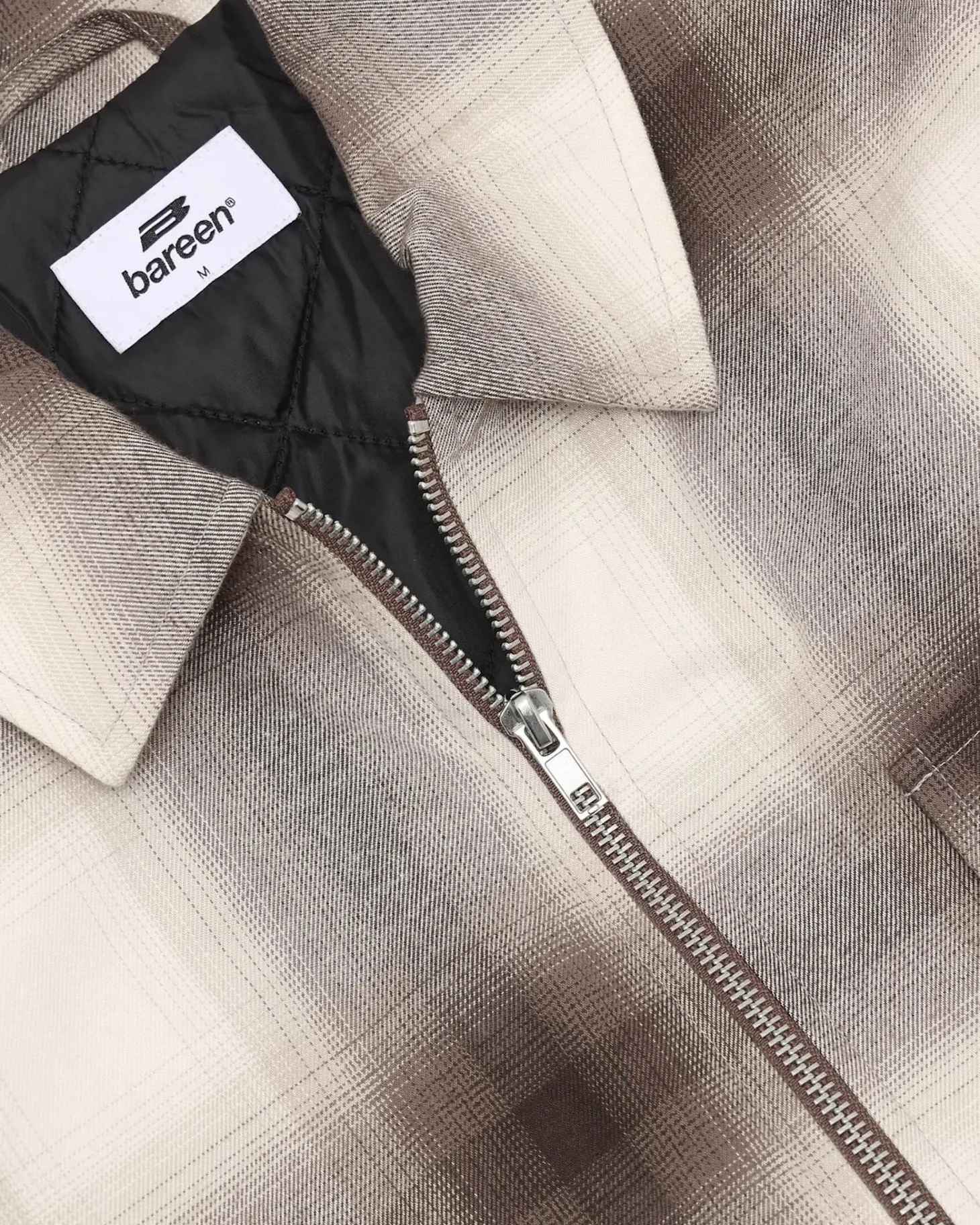 Flannel Jacket, Women - Brown Check