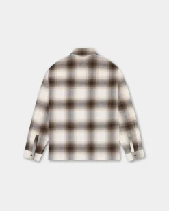 Flannel Shirt, Men - Brown Check