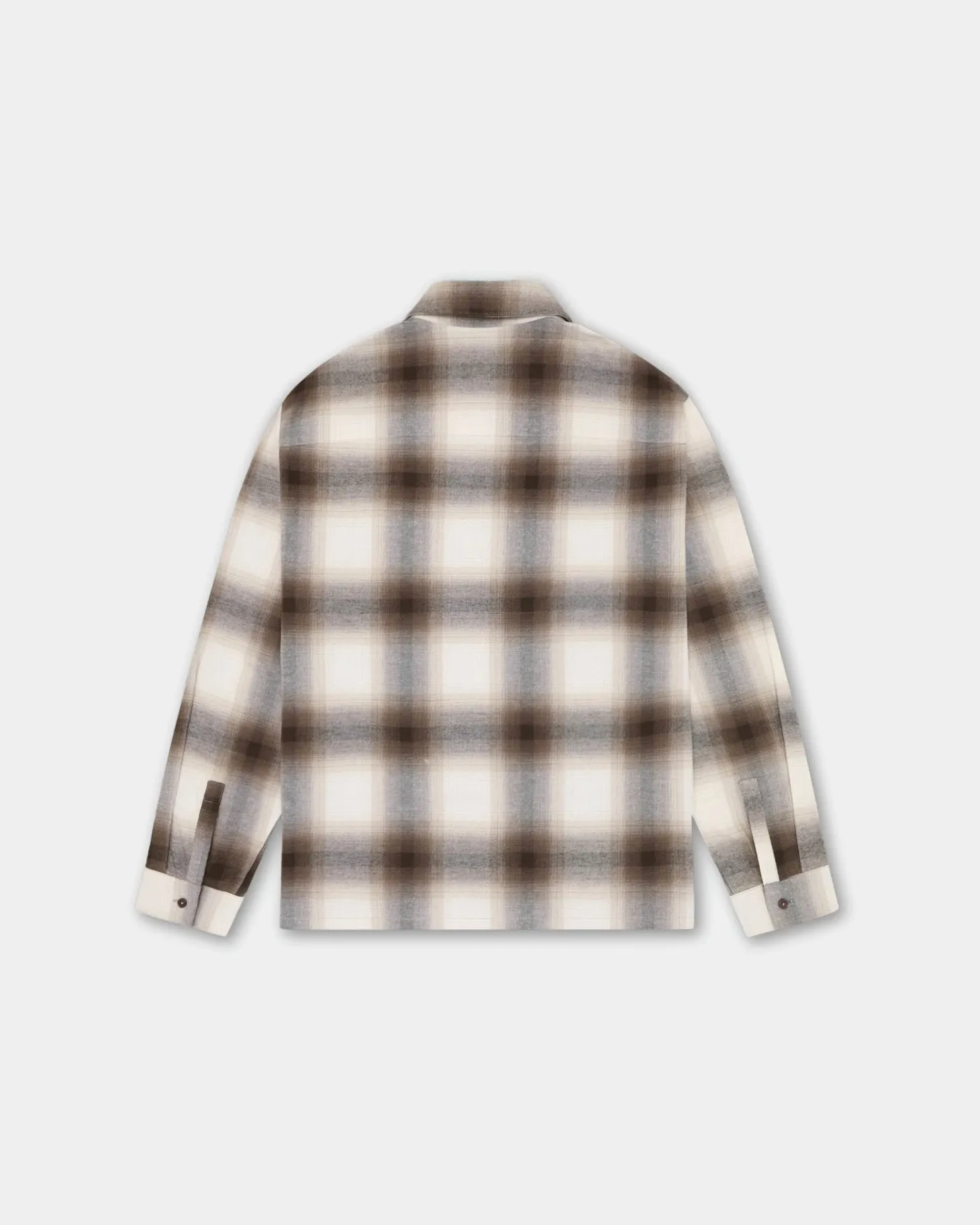 Flannel Shirt, Men - Brown Check