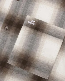 Flannel Shirt, Women - Brown Check