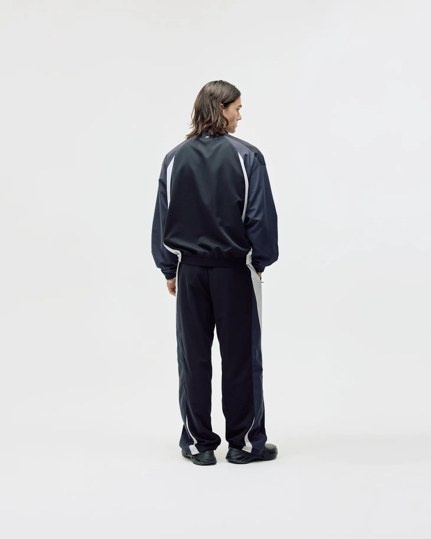 Football Track Jacket, Men - Black