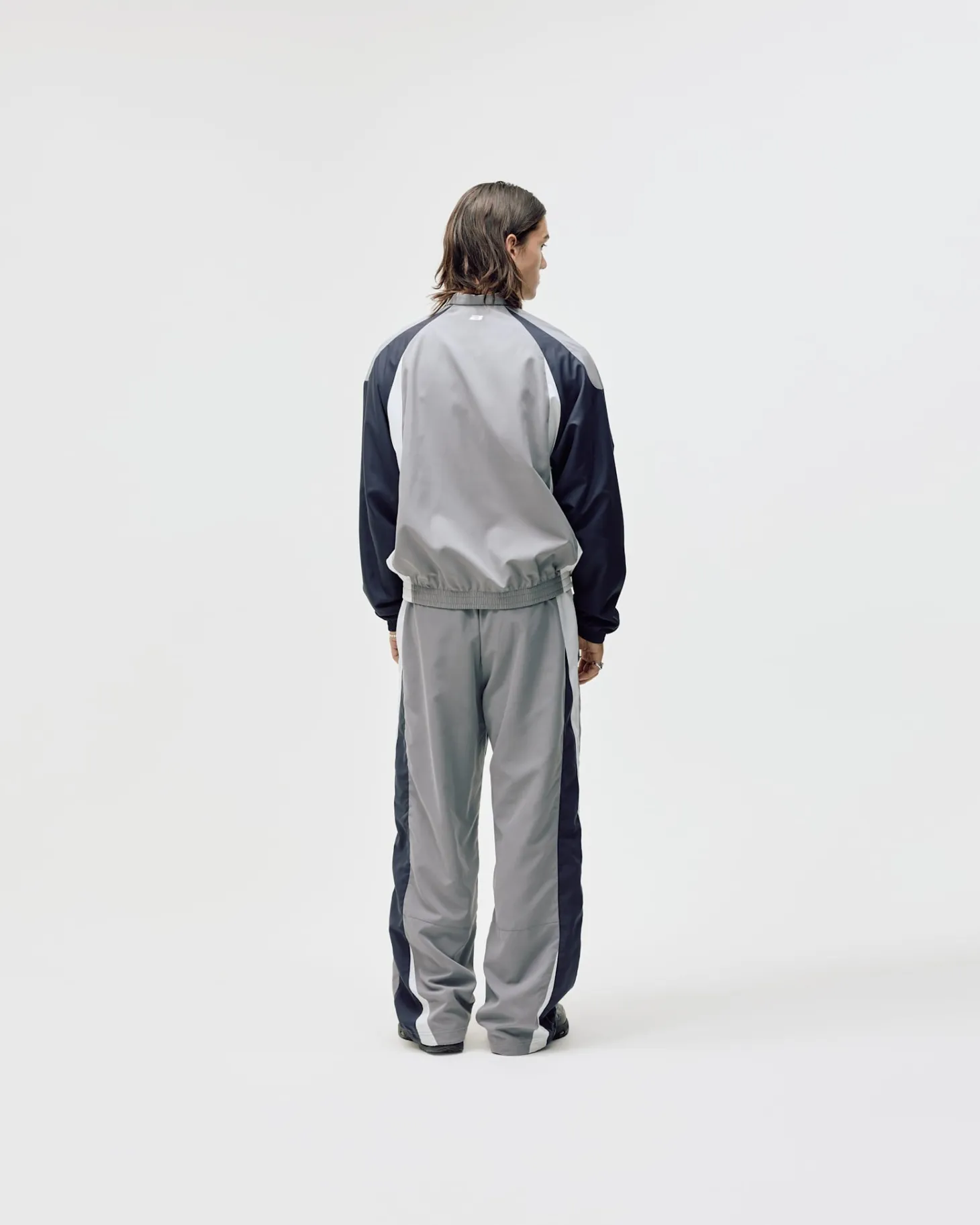 Football Track Jacket, Men - Grey