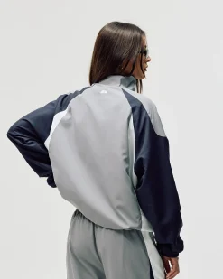 Football Track Jacket, Women - Grey