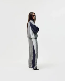 Football Track Jacket, Women - Grey