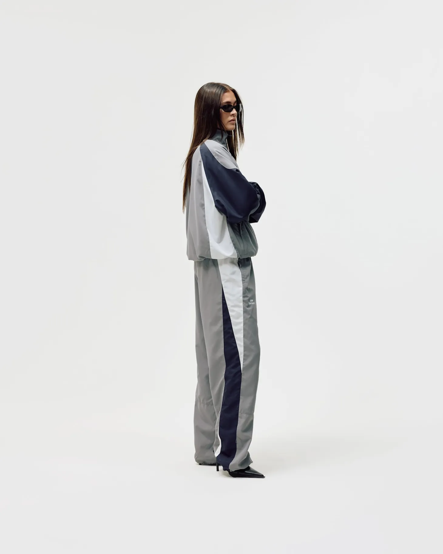 Football Track Jacket, Women - Grey