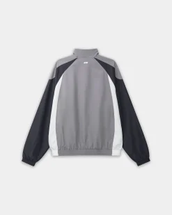 Football Track Jacket, Women - Grey