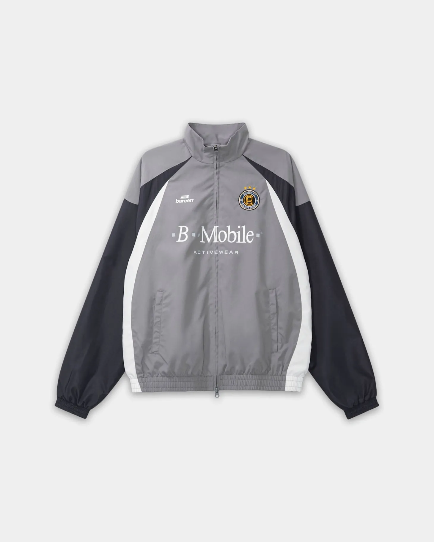 Football Track Jacket, Women - Grey