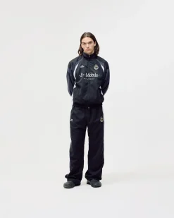 Football Track Pants, Men - Black