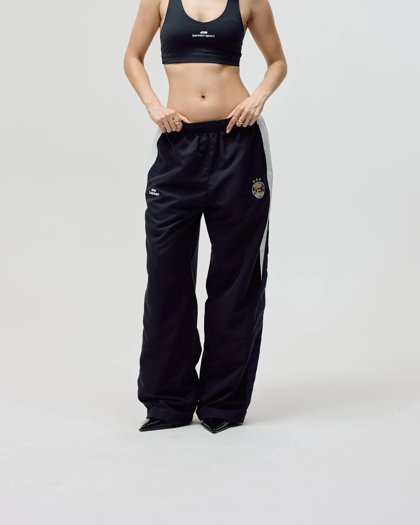 Football Track Pants, Women - Black