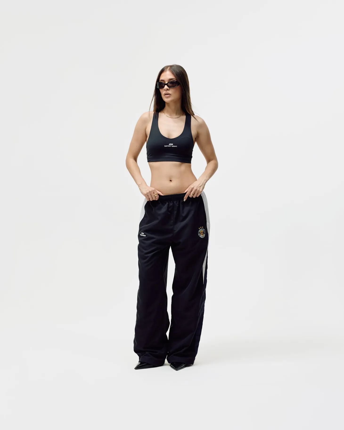 Football Track Pants, Women - Black