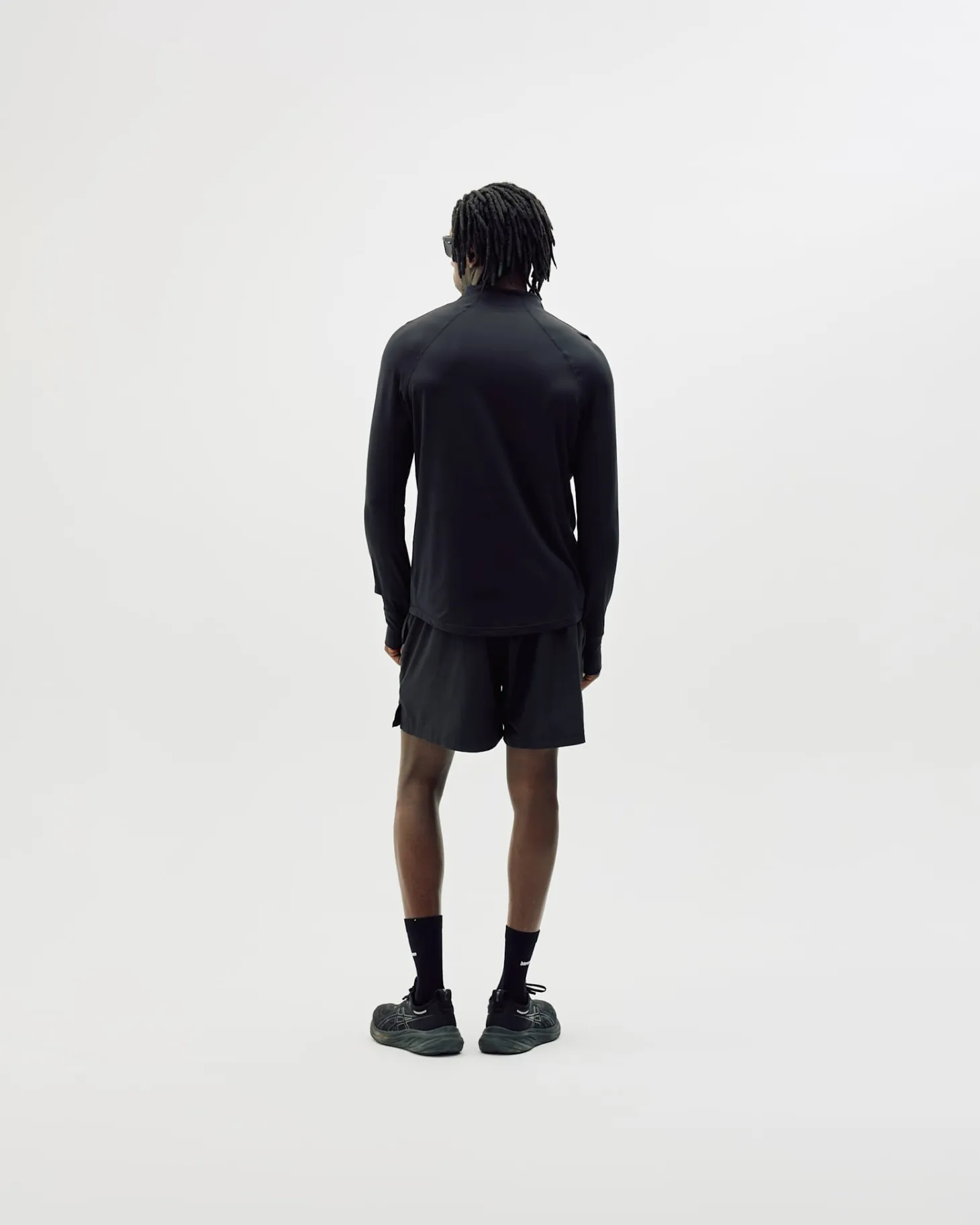 Half-Zip Midlayer Top, Men - Black