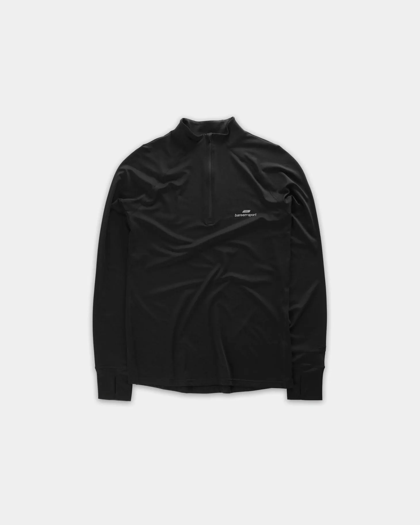 Half-Zip Midlayer Top, Men - Black