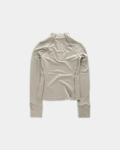Half-Zip Midlayer Top, women - Clay