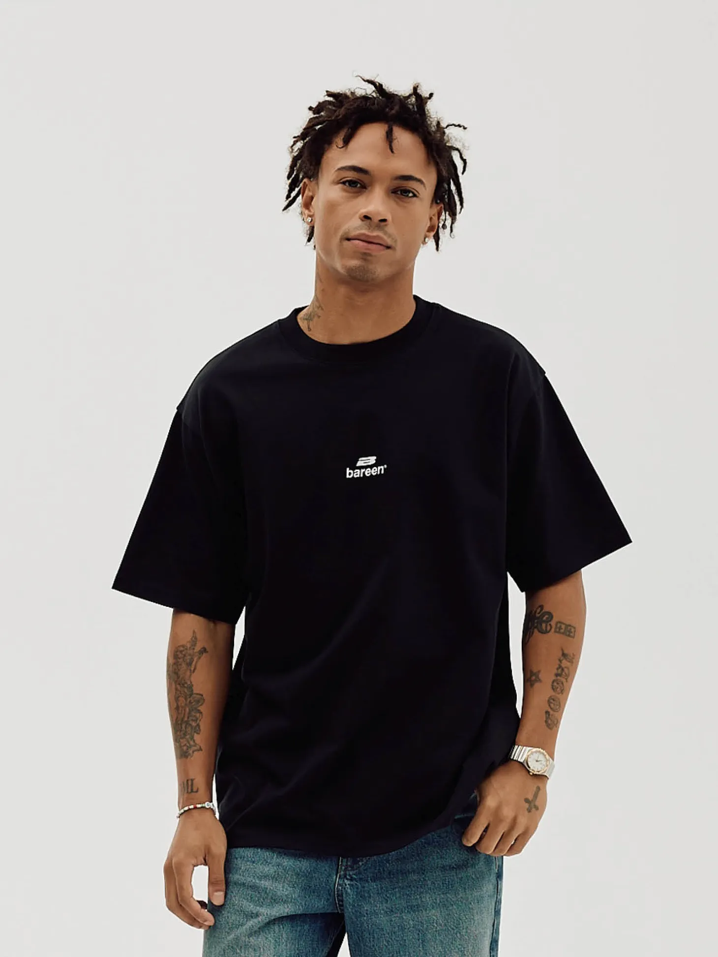 Logo Box Fit, Men - Black