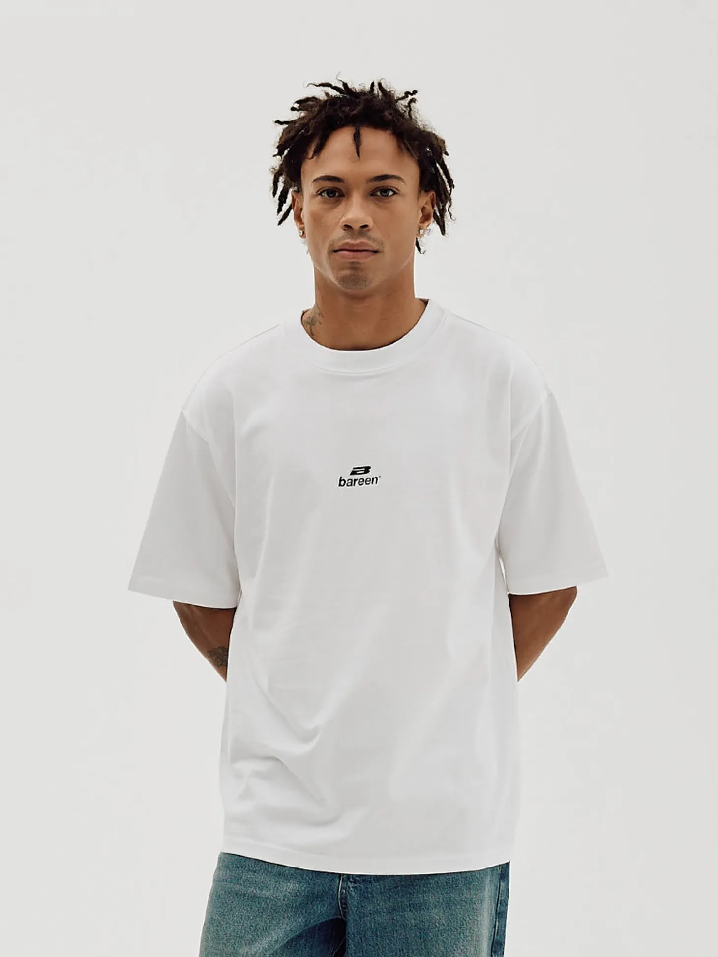 Logo Box Fit, Men - White