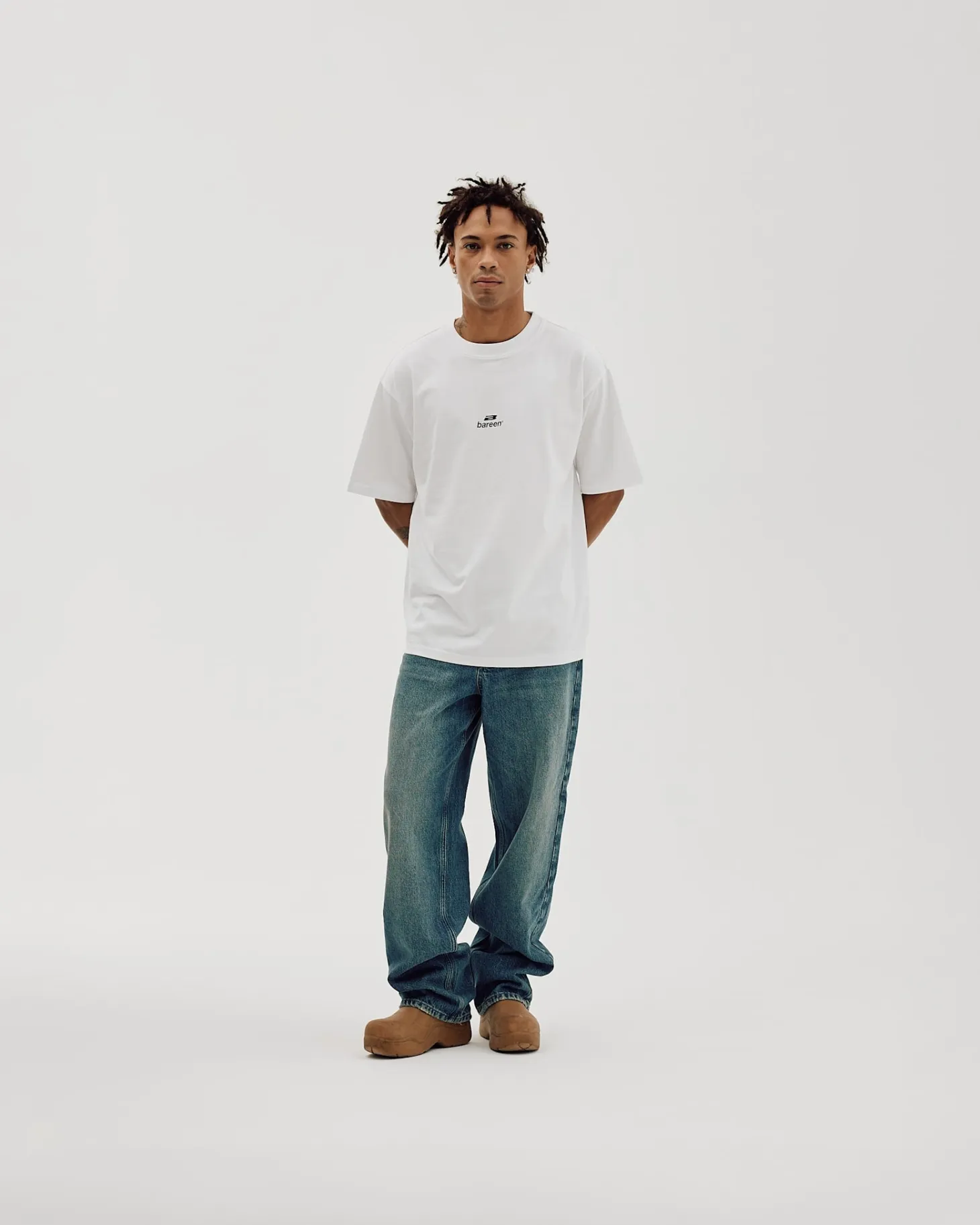 Logo Box Fit, Men - White