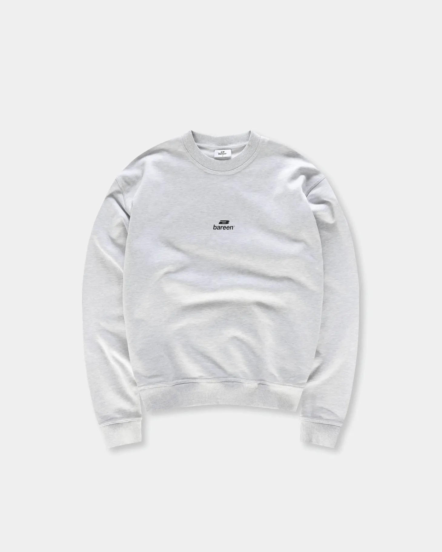 Logo Oversize Crewneck, Men - Cloudy Grey