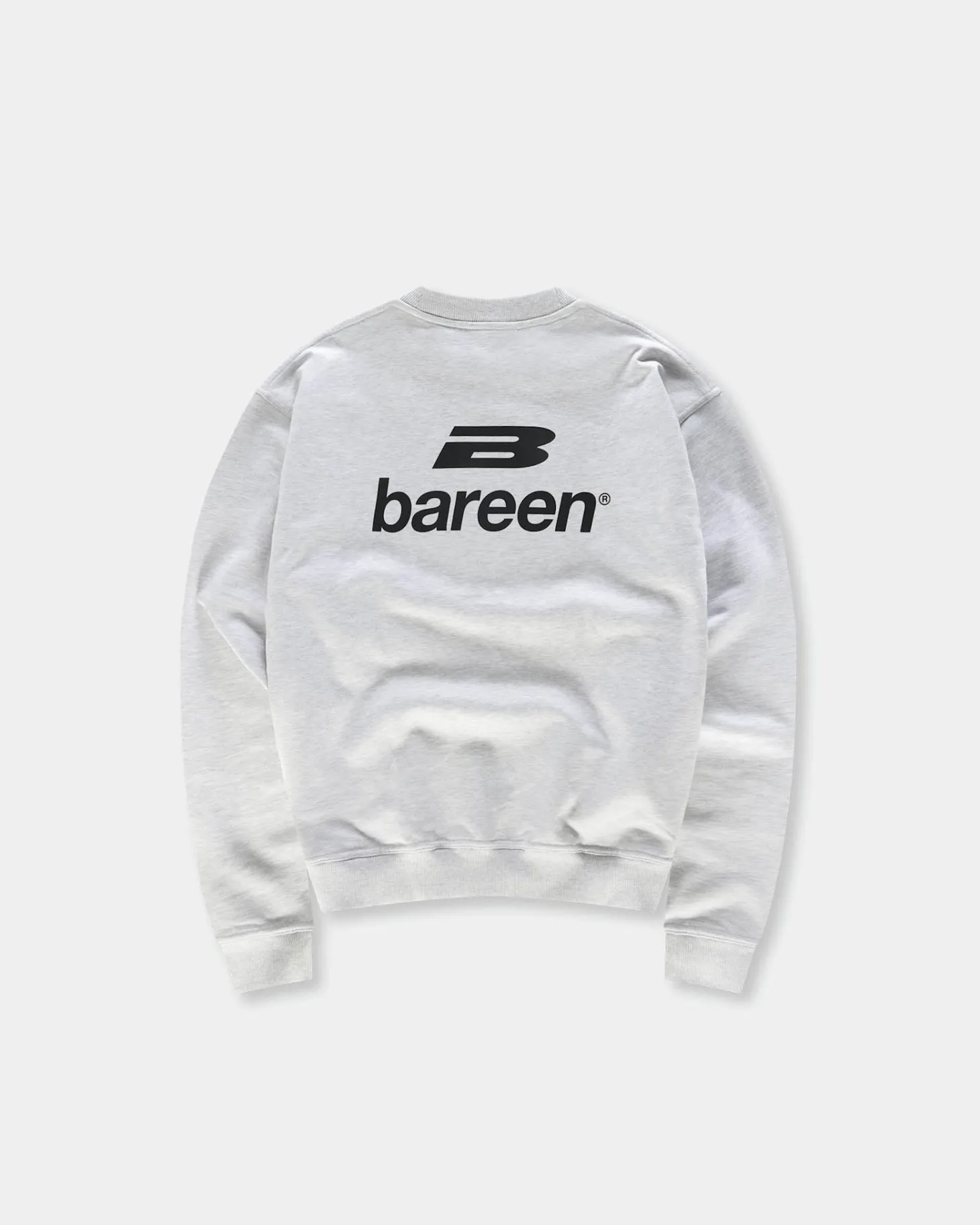 Logo Oversize Crewneck, Men - Cloudy Grey