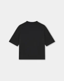Logo Oversized Box Fit, Men - Black
