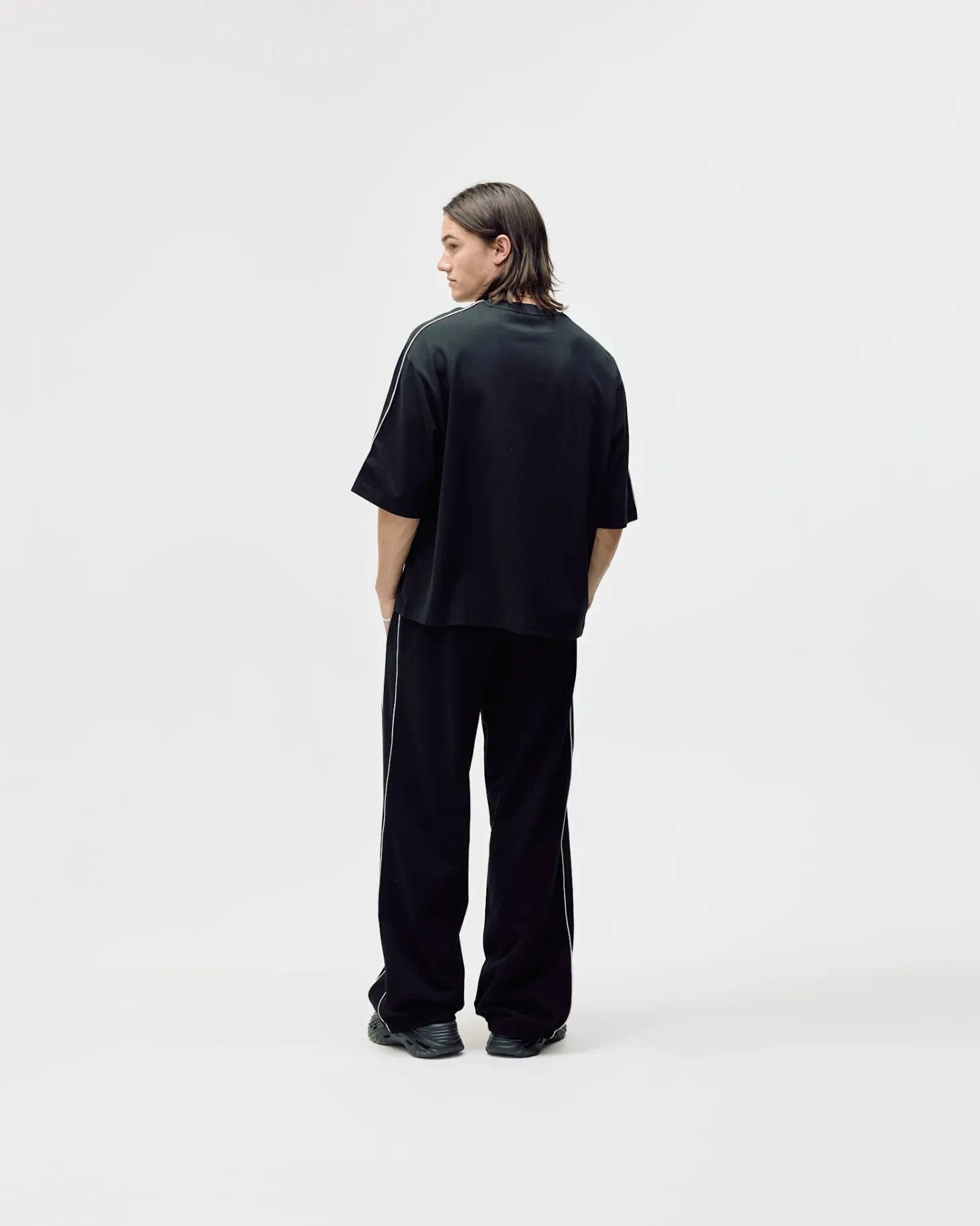 Logo Oversized Box Fit, Men - Black