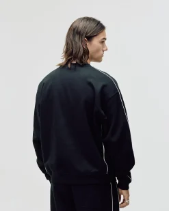 Logo Oversized Crewneck, Men - Black