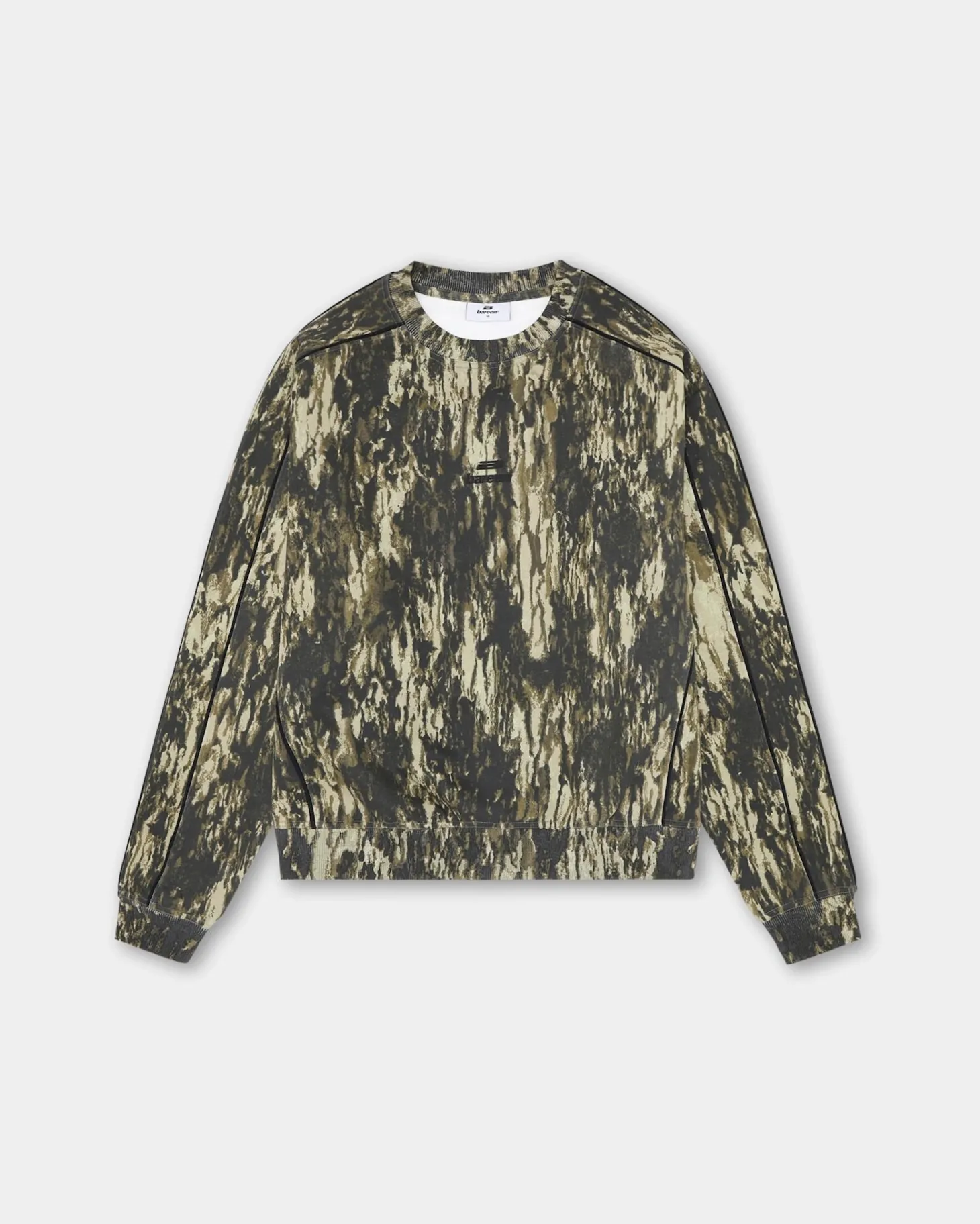 Logo Oversized Crewneck, Men - Camo