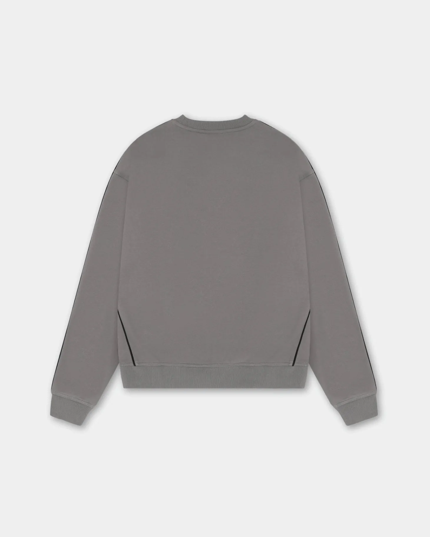 Logo Oversized Crewneck, Men - Dark Grey