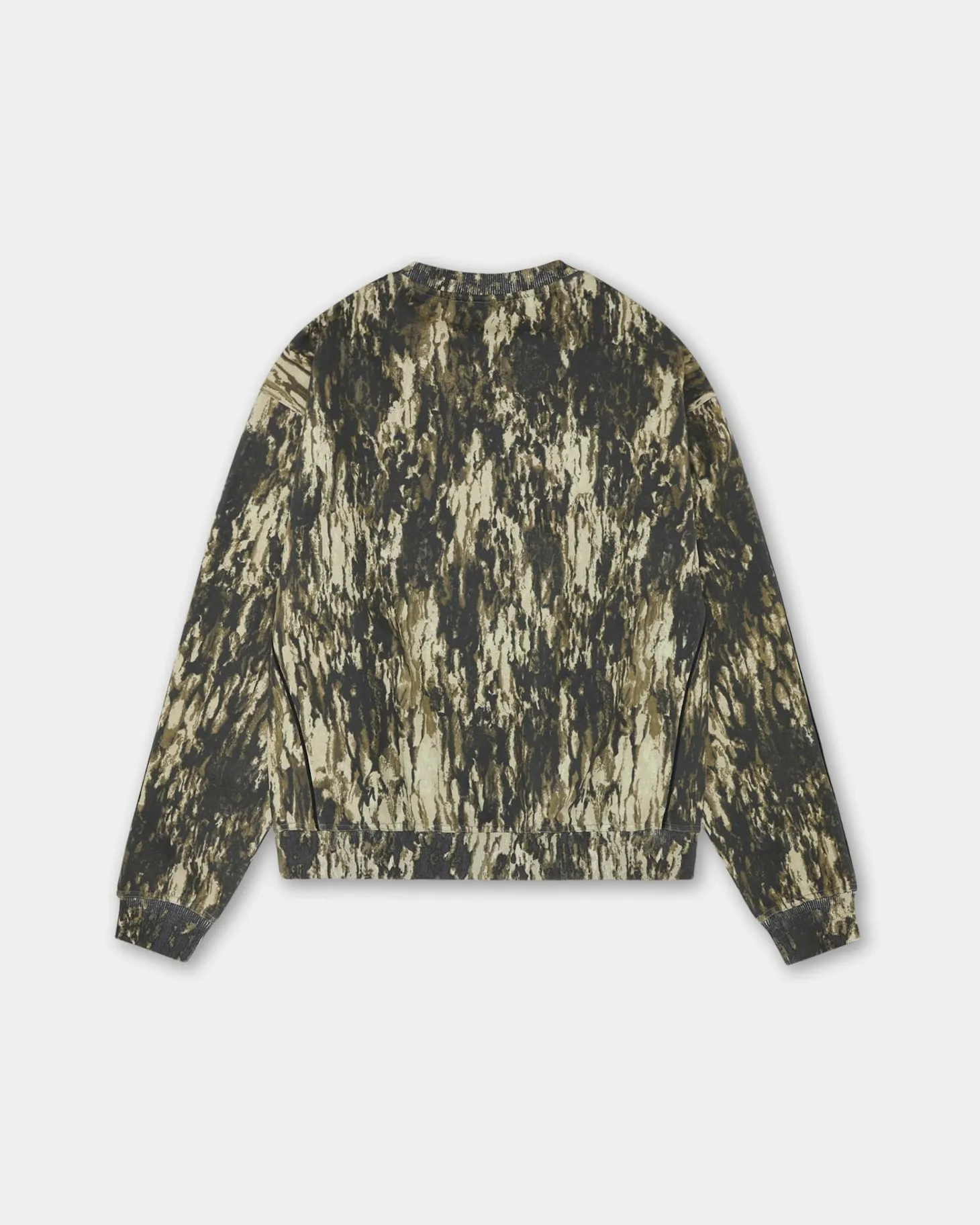 Logo Oversized Crewneck, Women - Camo