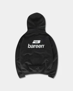 Logo Oversize Hoodie, Men - Black
