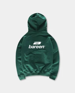 Logo Oversize Hoodie, Men - Deep Green