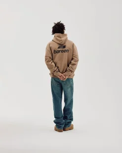 Logo Oversize Hoodie, Men - Mocha