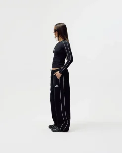 Logo Straight Leg Sweatpants, Women - Black