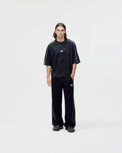 Logo Straight Leg Sweatpants, Men - Black