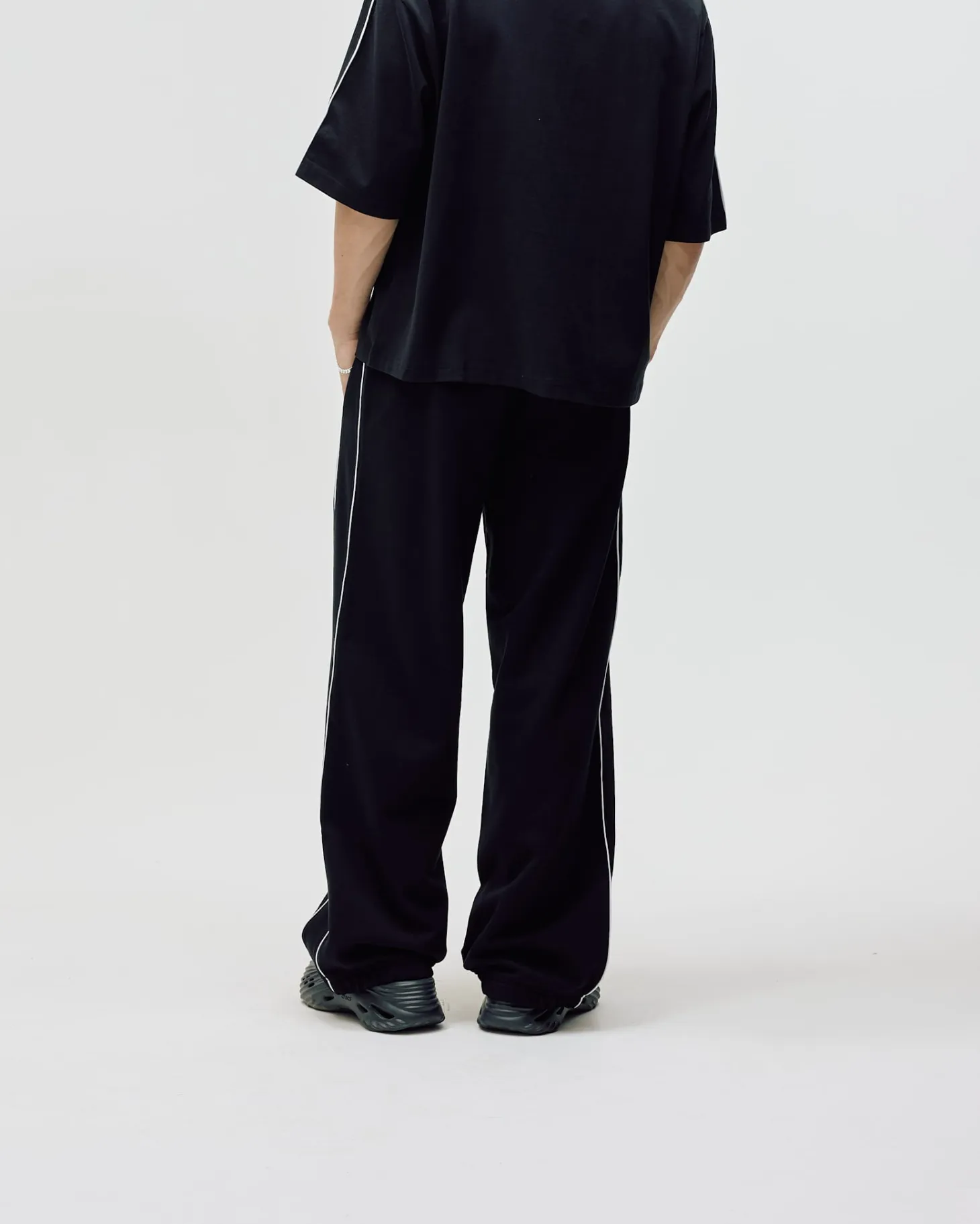 Logo Straight Leg Sweatpants, Men - Black